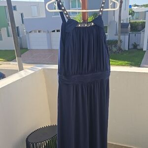 Elegant Navy Blue Dress